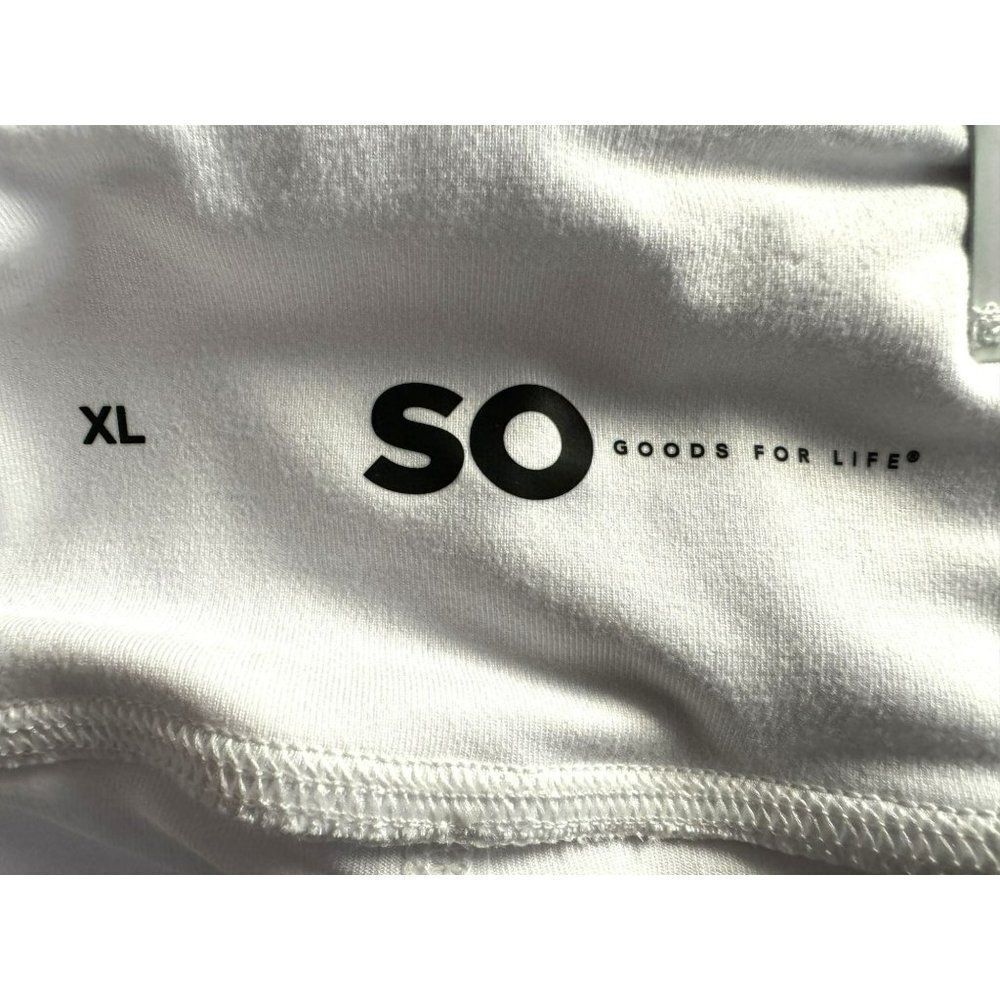 Modern White Jersey So Sporty Tennis Skort Sz XL Pull On Wide Waistband NEW - Picture 4 of 7